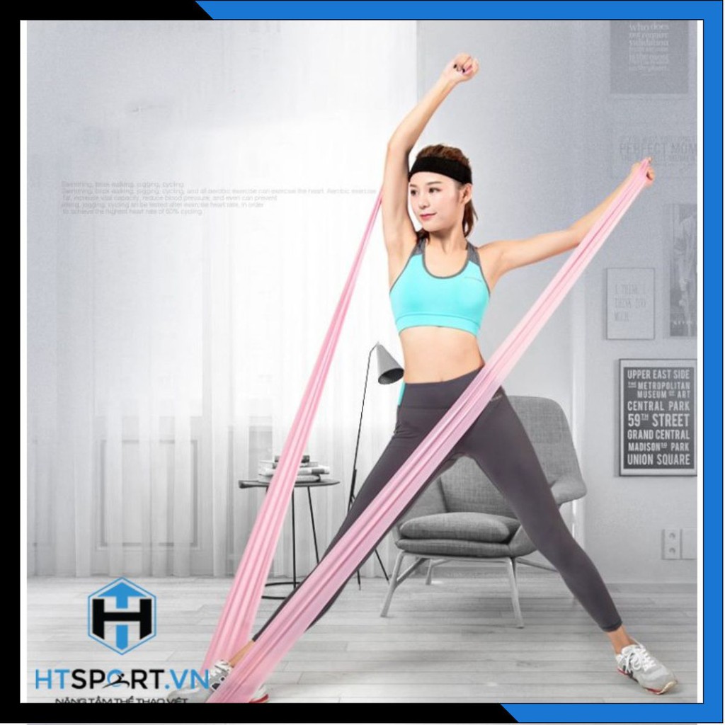 Dây Cao Su Đàn Hồi Kháng Lực Bản Thun Tập Gym Yoga Pilates Thể Lực 1.5 Thera Band