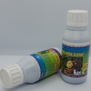 Phân bón lá Ra hoa xanh (100ml) Ức chế hãm đọt non, giúp cây phân hóa mầm hoa, ra hoa sớm và đồng loạt...