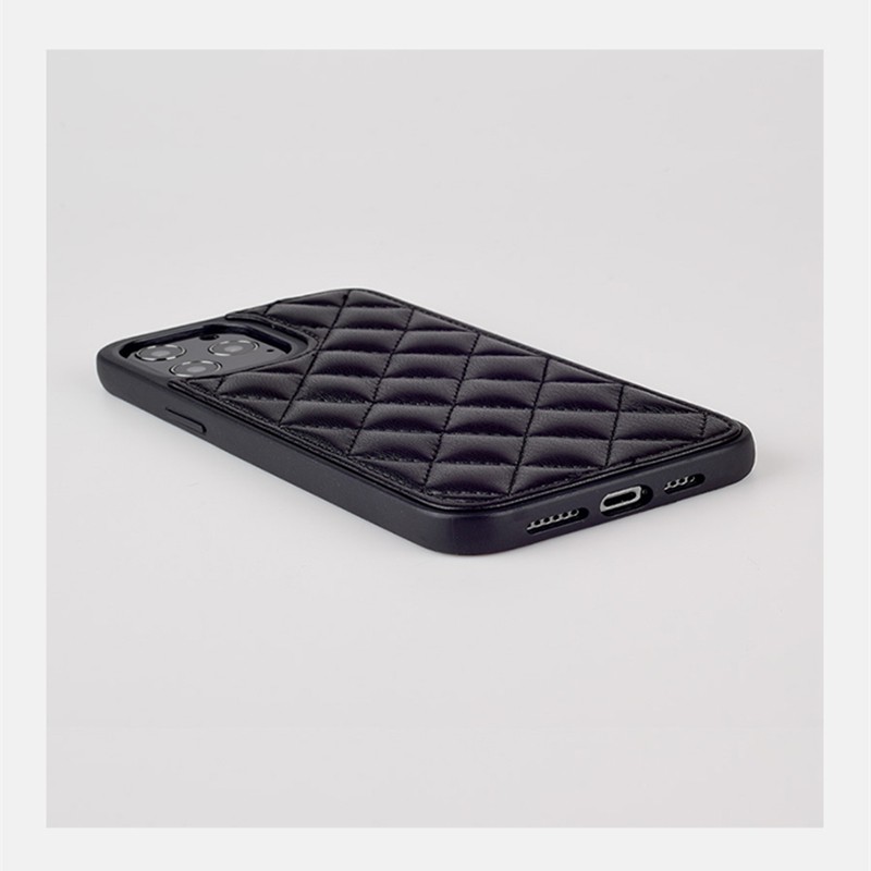 Đen Ốp Điện Thoại Da Cừu Có Dây Đeo Chéo Cho iphone 14 13 12 11 pro max x xr xs max 7 8 plus