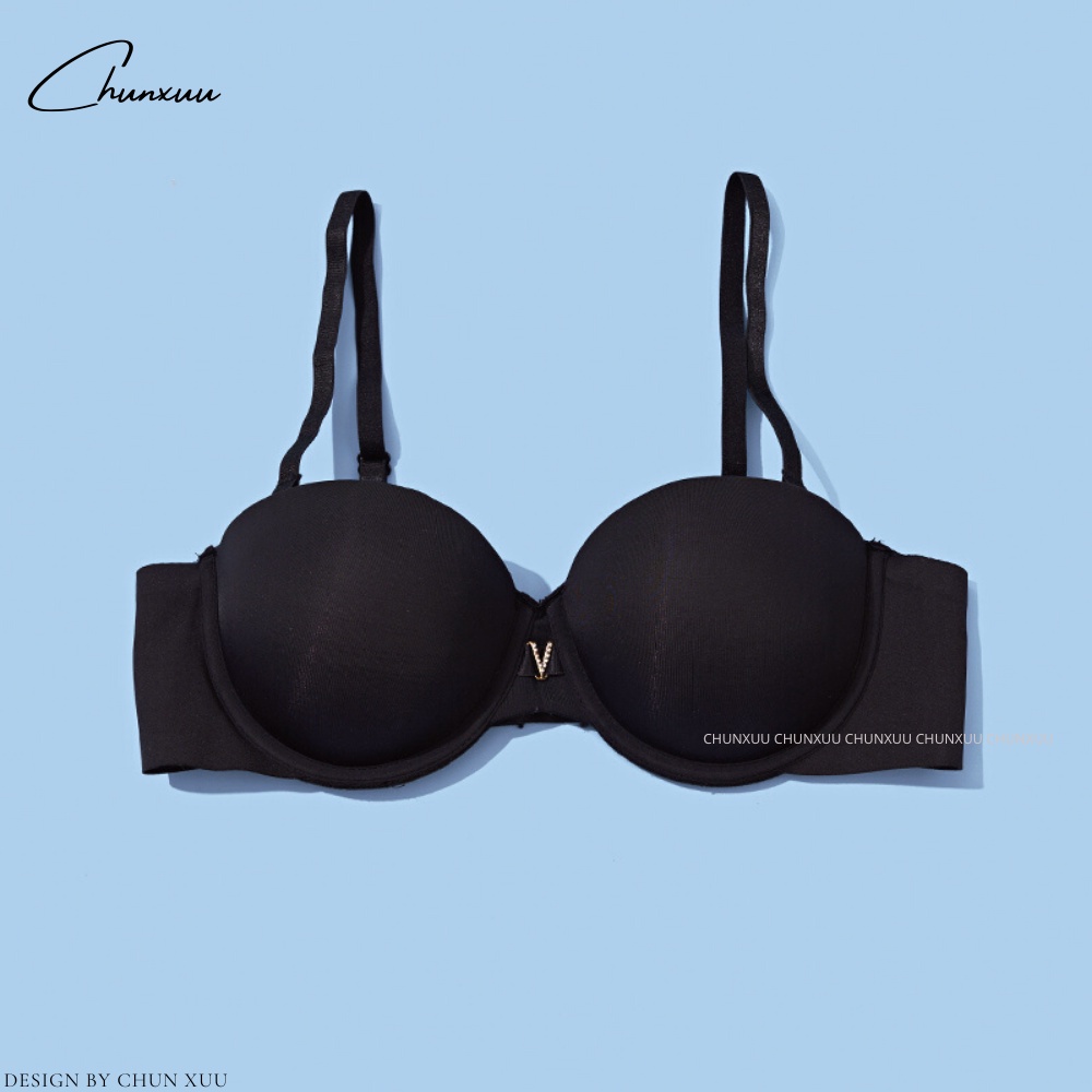 Áo lót nữ cúp ngực vải đúc su mềm mại đệm dày có gọng siêu nâng đẩy ngực ChunXuu- AV52