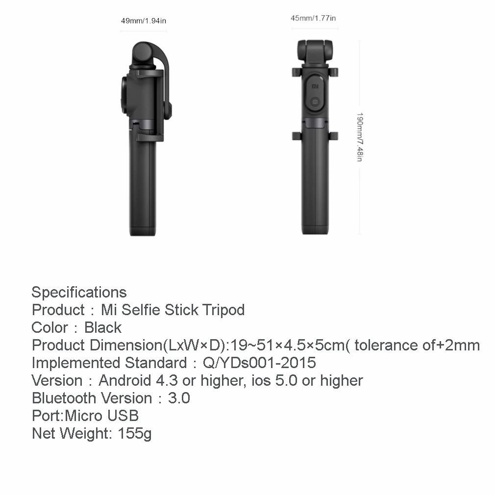 Gậy tự sướng Bluetooth Xiaomi Selfie Tripod Stick - Bảo hành 6 tháng -Shop Thế giới điện máy