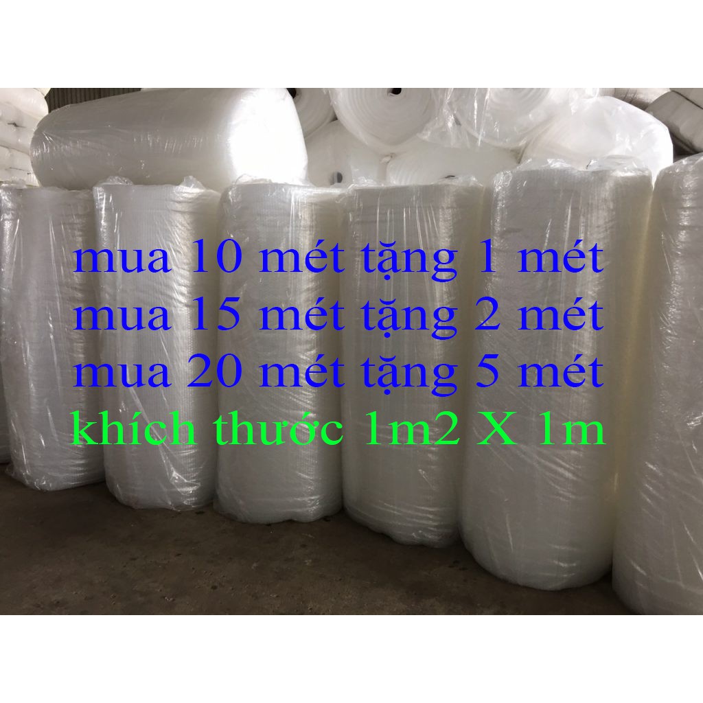 Khổ (1m2 X1m)  Màng xốp khí bọc hàng chống sốc chống xước xốp hàng tiêu chuẩn loại 1 giá xưởng