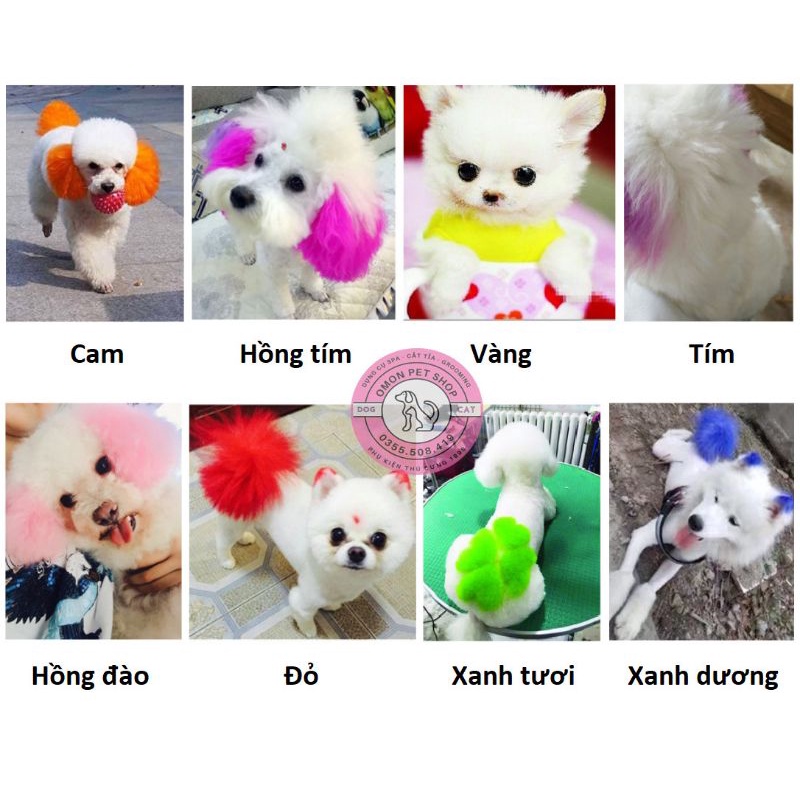 Màu nhuộm lông Brooklyn cho chó mèo thơm dịu mùi trái cây an toàn cho lông và da