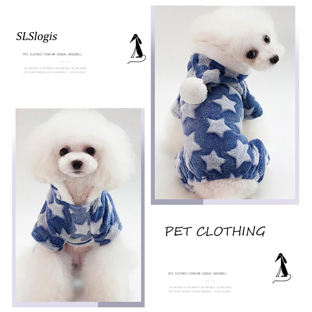 Áo Khoác Nỉ San Hô Giữ Ấm Cho Chó Cưng