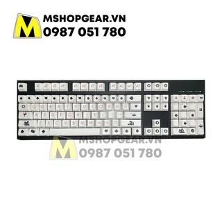 Bộ Keycap in hình bài Poker  104 keys màu đẹp - Giá rẻ