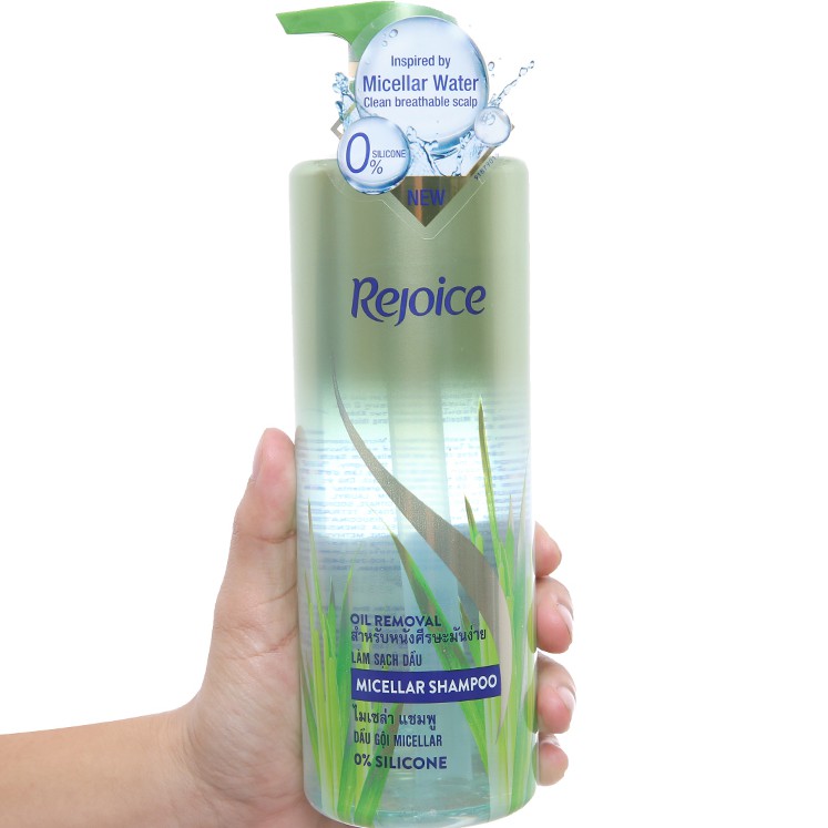 Dầu gội Rejoice Micellar sạch dầu 480ml