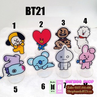 Standee BT21 BTS, Tượng Đứng Để Bàn Trang Trí