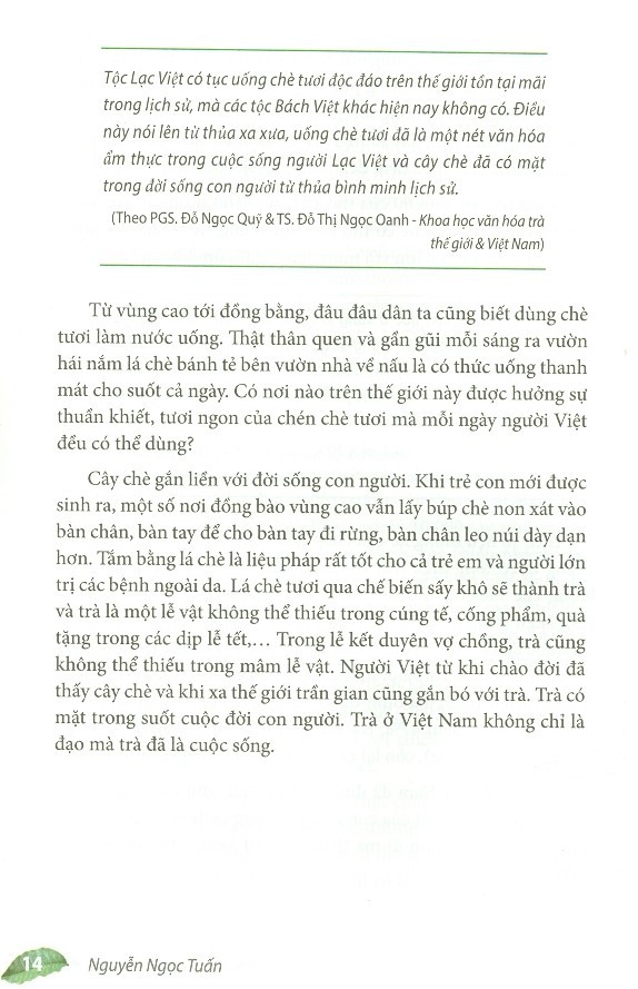 Sách Phác Thảo Danh Trà Việt Nam