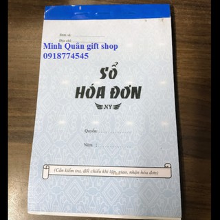 Sổ Hóa Đơn - 02 liên - 10 cuốn