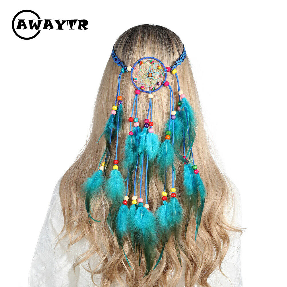 Băng Đô Lưới Đính Lông Vũ Thời Trang Cho Nữ