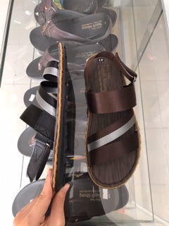 Sandal nam quai dù màu đen