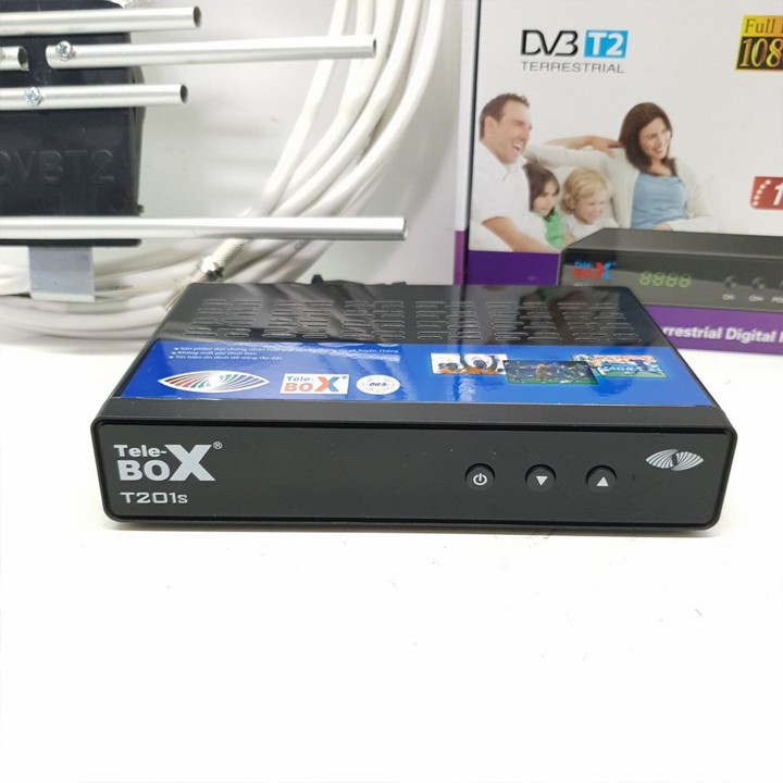 Đầu thu kỹ thuật số DVB T2 Telebox T201S full hd 1080p