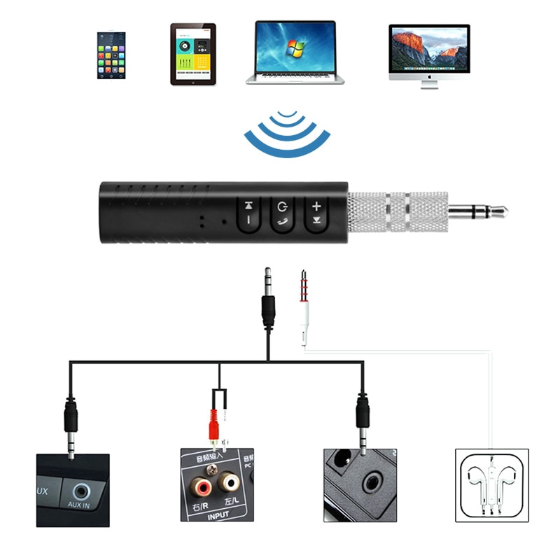 Thiết bị thu tín hiệu âm thanh bluetooth giắc cắm 3.5mm cho xe hơi