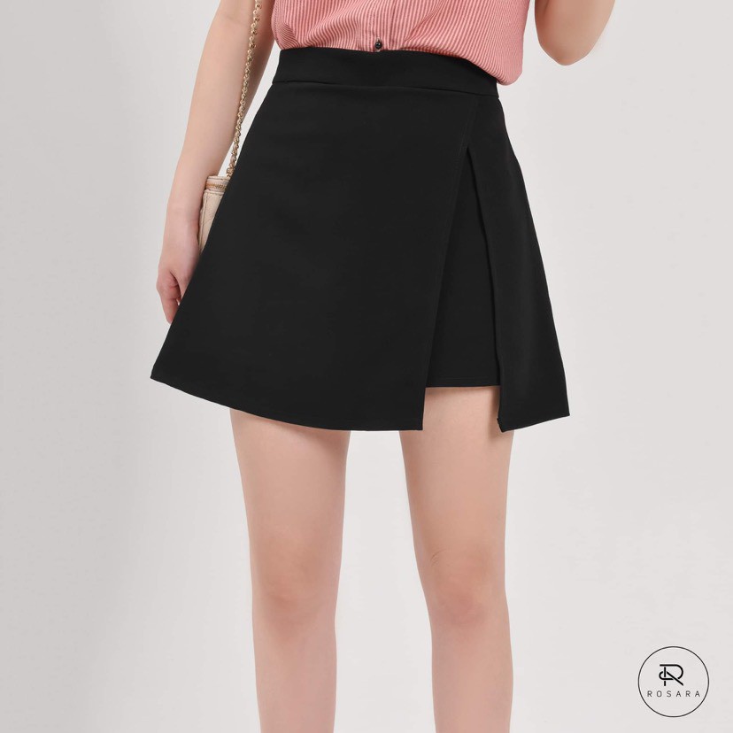 [Mã WABRLOW5 giảm 15% đơn 300K] Chân váy thời trang nữ xòe ngắn có xẻ tà Rosara CV03 | BigBuy360 - bigbuy360.vn
