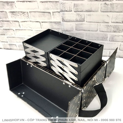 ✅ [Size 35x20x30] 𝑪𝑶̂́𝑷 𝑻𝑹𝑨𝑵𝑮 Đ𝑰𝑬̂̉𝑴 3 tầng lớn LS35 Lamdep24g đựng nhiều đồ trang điểm, phụ kiện cưới