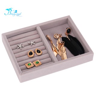 Hộp quà có khay đựng trưng bày trang sức nhẫn/vòng tay/khuyên tai kiểu tủ kéo DIY cỡ nhỏ tiện dụng
