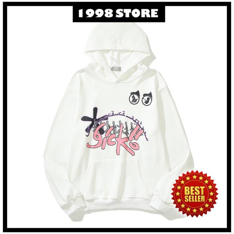 Áo hoodie hip-hop phong cách đường phố graffiti chữ graffiti có mũ trùm đầu cực hot