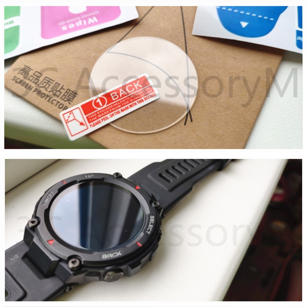 [Ready stock] Huami Amazfit T-Rex T Rex Smartwatch Mirror screen protector Protective watch for Xiaomi Amazfit accessories