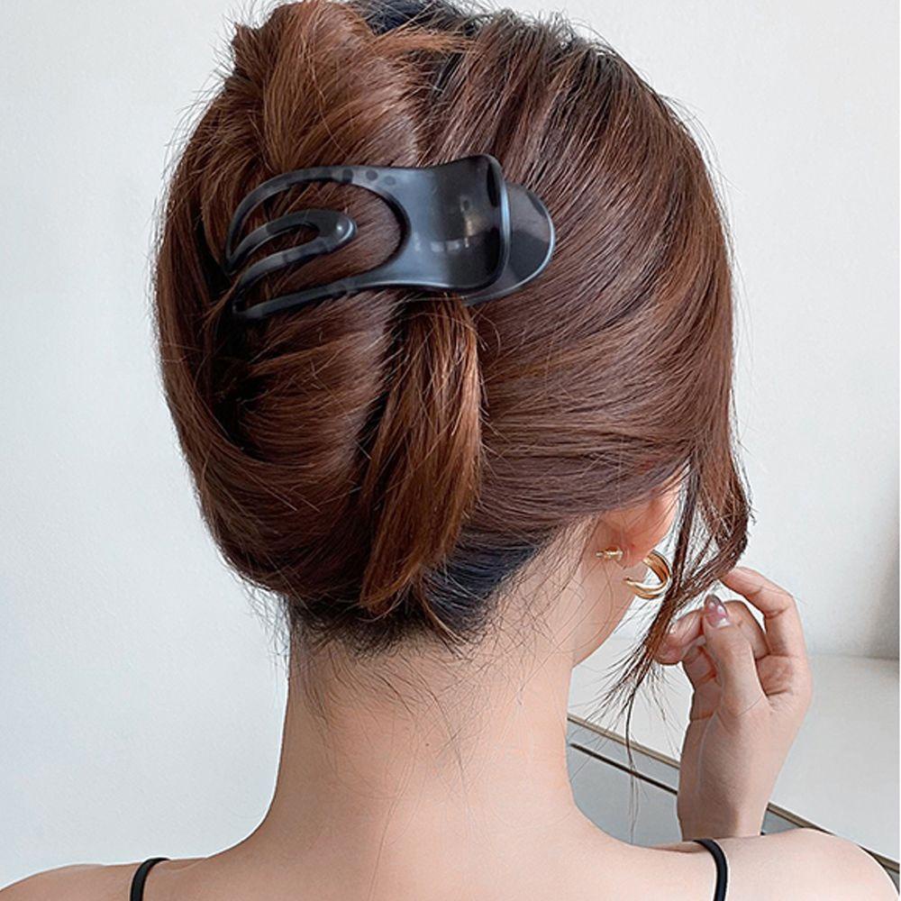 Kẹp Tóc Mỏ Vịt Màu Trơn Thời Trang Dành Cho Nữ