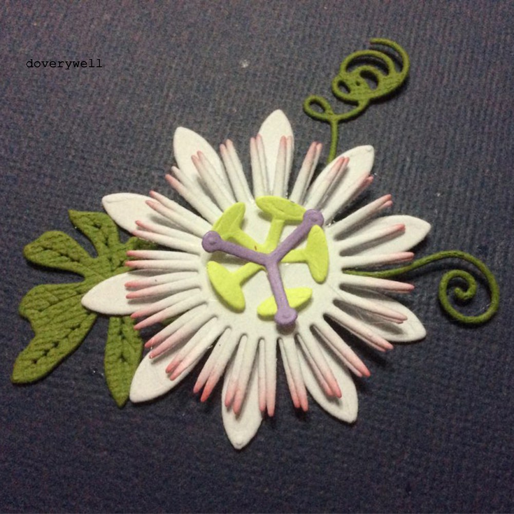 Khuôn Cắt Giấy Làm Từ Kim Loại Hình Bông Hoa Trang Trí Scrapbook