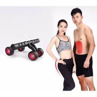 Con lăn tập cơ bụng 4 bánh