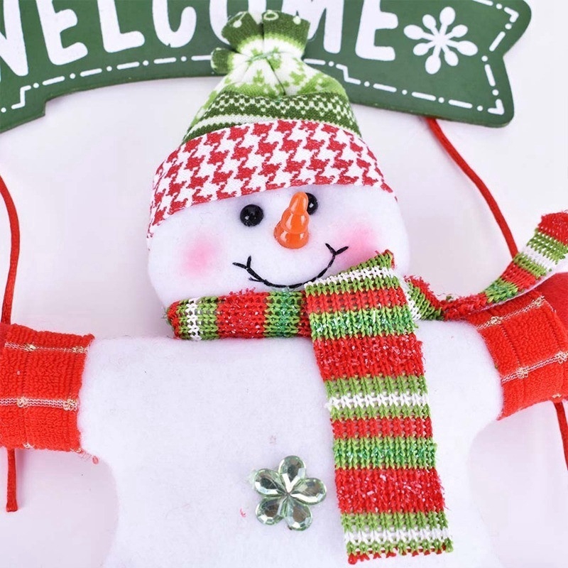 Đồ treo hình ông già Noel và người tuyết cho tiệc Giáng sinh