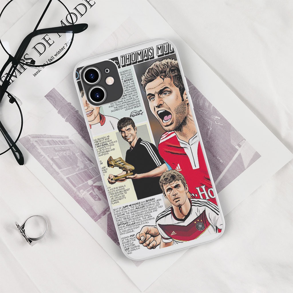 Ốp lưng thomas muller poster collage pro 13 11 12 promax 7 8 plus xs X Xr  ART20222667