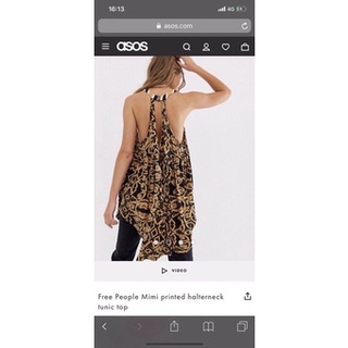 Áo cổ yếm free people 3 màu