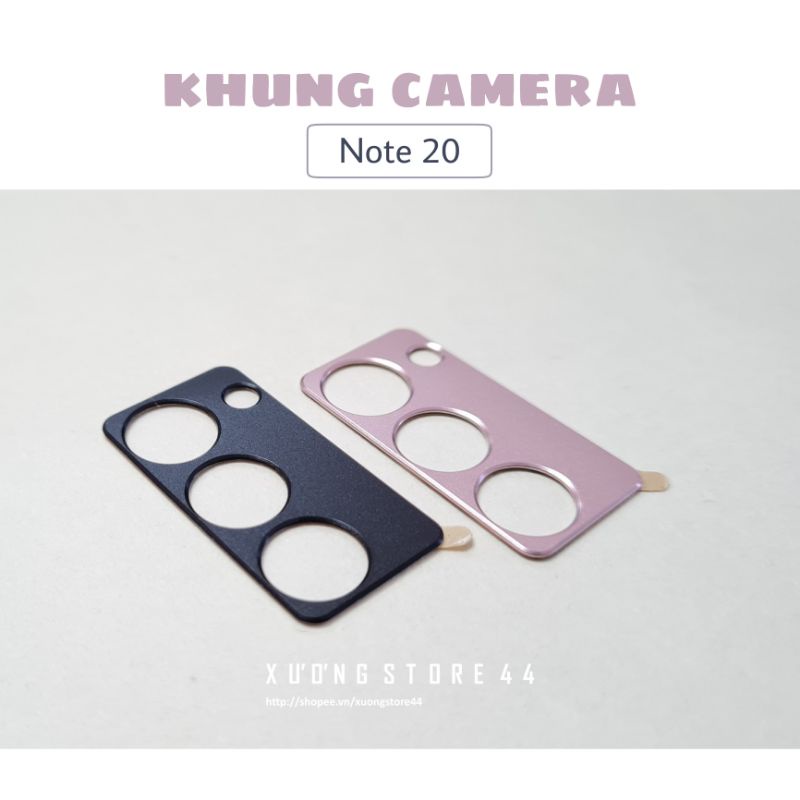 [N20|N20U] Dán khung camera Note 20 Ultra, Note 20 kim loại bảo vệ nền camera, chụp không loa ảnh