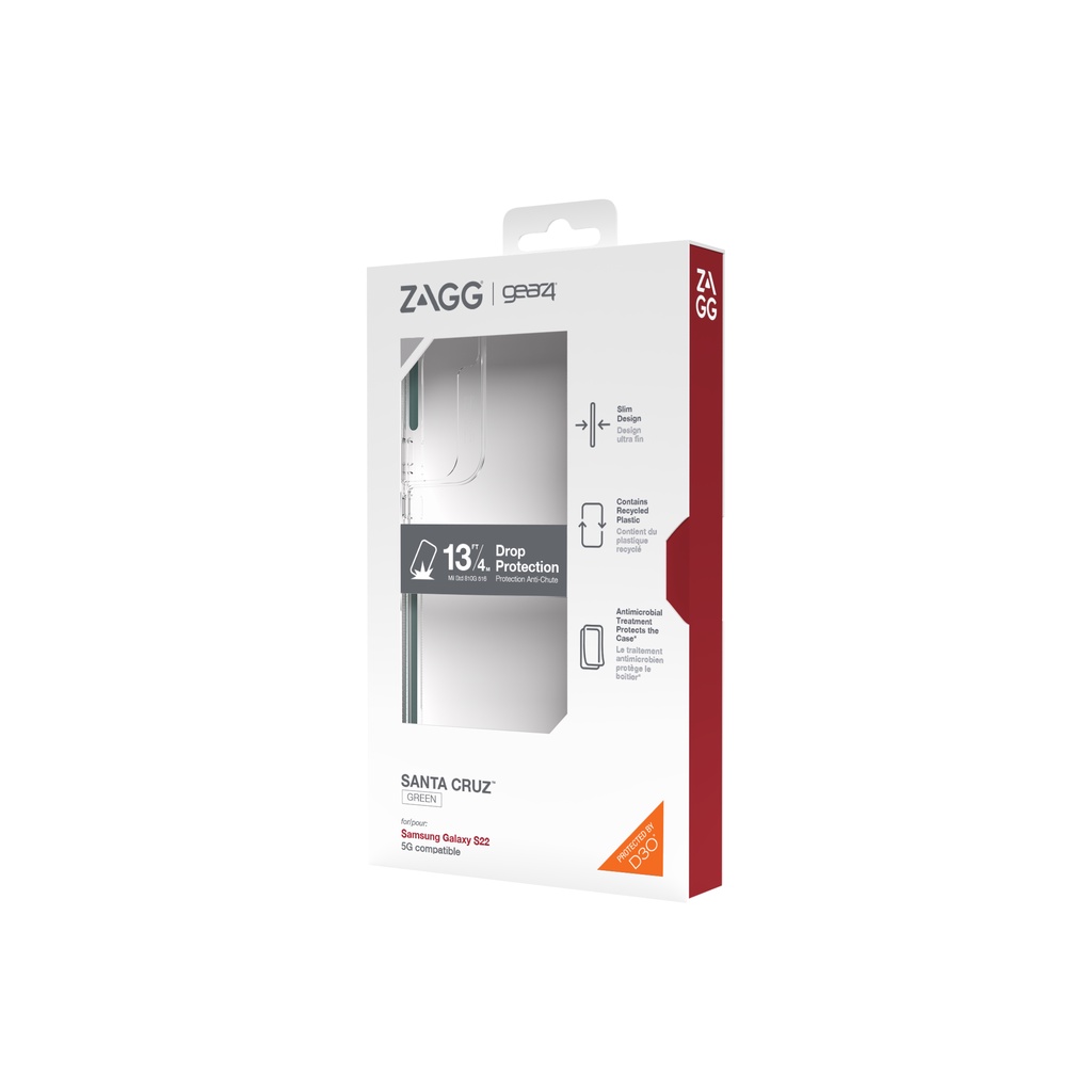 Ốp lưng chống sốc Gear4 D3O Santa Cruz 4m cho Samsung Galaxy S22 series