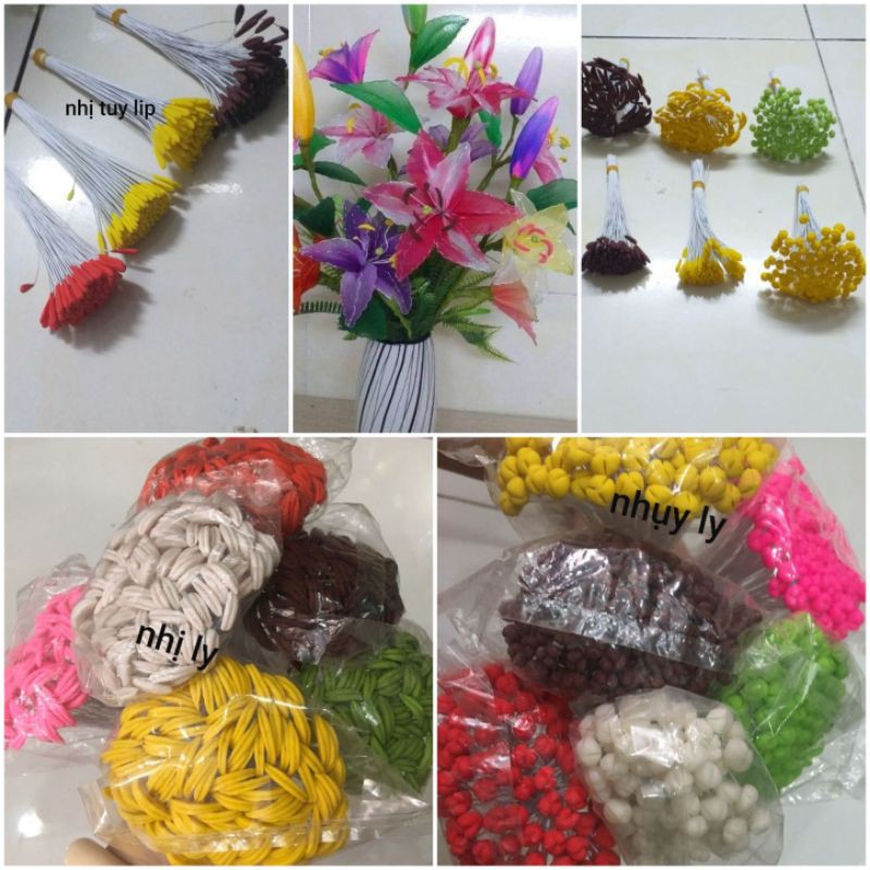 Bó 50 cái nhị ly , nhụy ly , nhị tuy líp