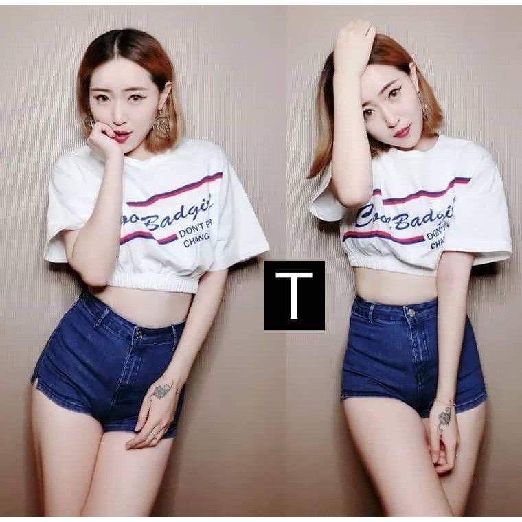 Áo croptop Cool chun gấu DTR2502