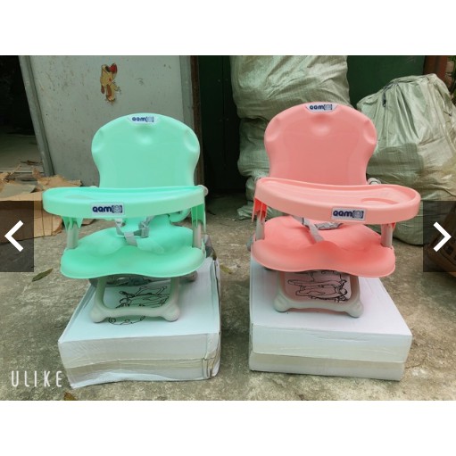 Ghế ăn dặm du lịch QQM cho bé trai/ bé gái