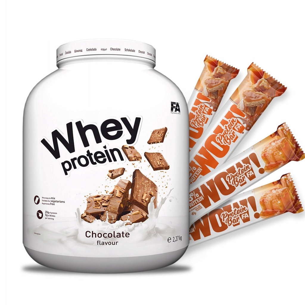 FA Wellness Line Whey Protein Tăng Cơ Giảm Mỡ, Bổ Sung Protein Tăng Cơ Bắp 2.27Kg