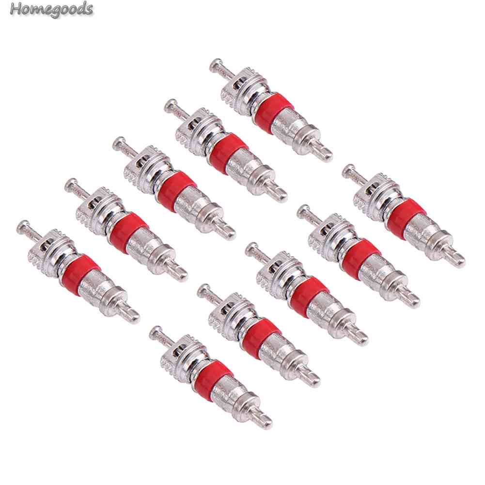 Bộ 10 Lõi Van Bánh Xe Kèm Dụng Cụ Tháo Gỡ Tiện Dụng Cho Xe Hơi / Xe Máy / Xe Đạp