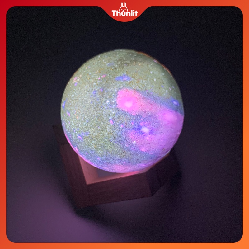 Đèn ngủ Thunlit họa tiết bầu trời sao sử dụng pin thiết kế lãng mạn