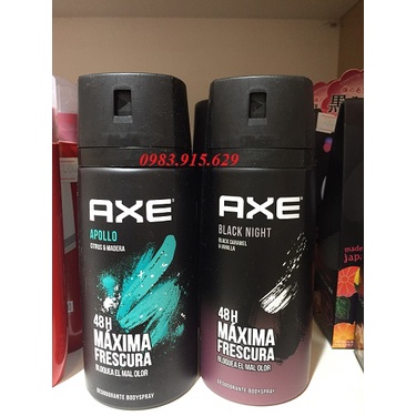 Xịt Khử Mùi AXE Body Spray - Deodorant 150ml