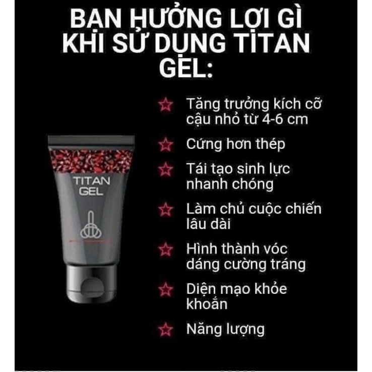 Gen titan của Nga 50 ml chính hảng