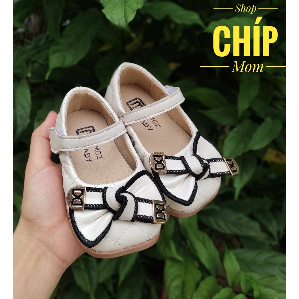 giày búp bê bé gái gày bệt cho bé đi học, đi chơi da mềm MG baby  nơ xinh xắn thời trnag thu đông siêu nhẹ QCCC V207