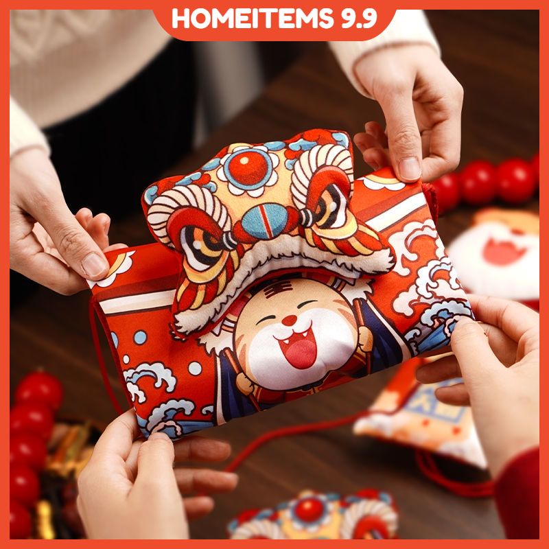Bao lì xì họa tiết hổ thiết kế dễ thương cho năm mới 2022