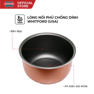 Nồi cơm điện 1.2L Sunhouse SHD8217W