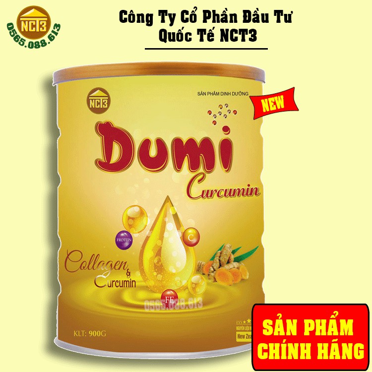 Sữa Nghệ DUMI CURCUMIN NANO ( 400g ) (Hàng chính hãng công ty NCT3 )