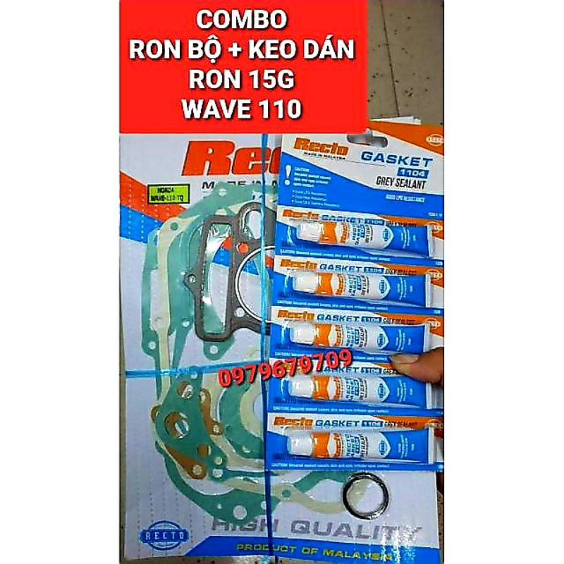COMBO RON MÁY + KEO DÁN RON WAVE TQ RECTO MALAYSIA