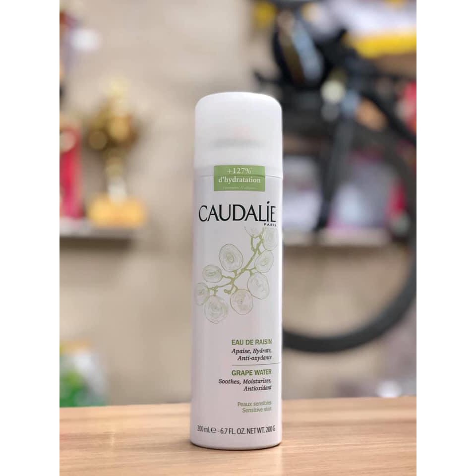 [CHUẨN NỘI ĐỊA PHÁP]Xịt Khoáng Dưỡng Ẩm Caudalie Grape Water 200ml Nội Địa Pháp