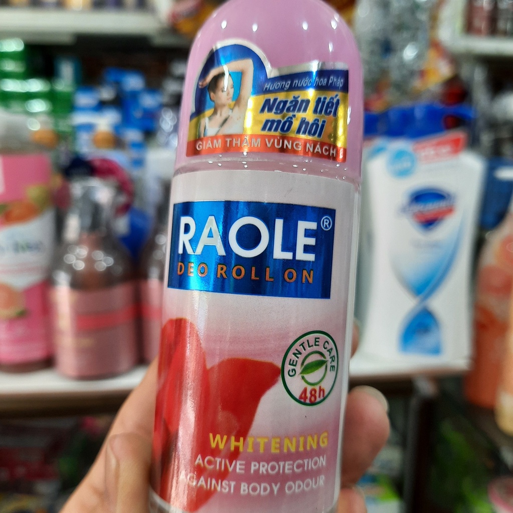 Lăn khử mùi làm trắng da Raole 50ml