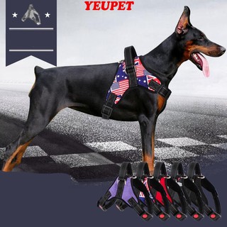 Dây kèm Yếm dắt chó lớn Police Dog đi dạo hàng cao cấp -YEUPET