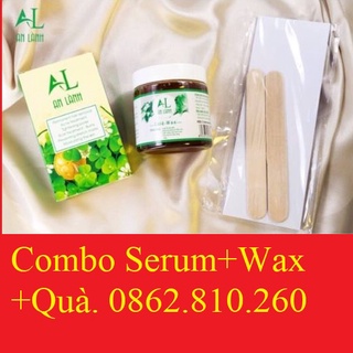 Wax lông + mỡ trăn triệt lông an lành