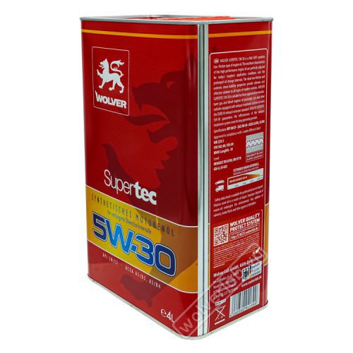 Wolver SuperTec 5W-30 4L_Nhớt động cơ ô Tô cao cấp nhập  Đức