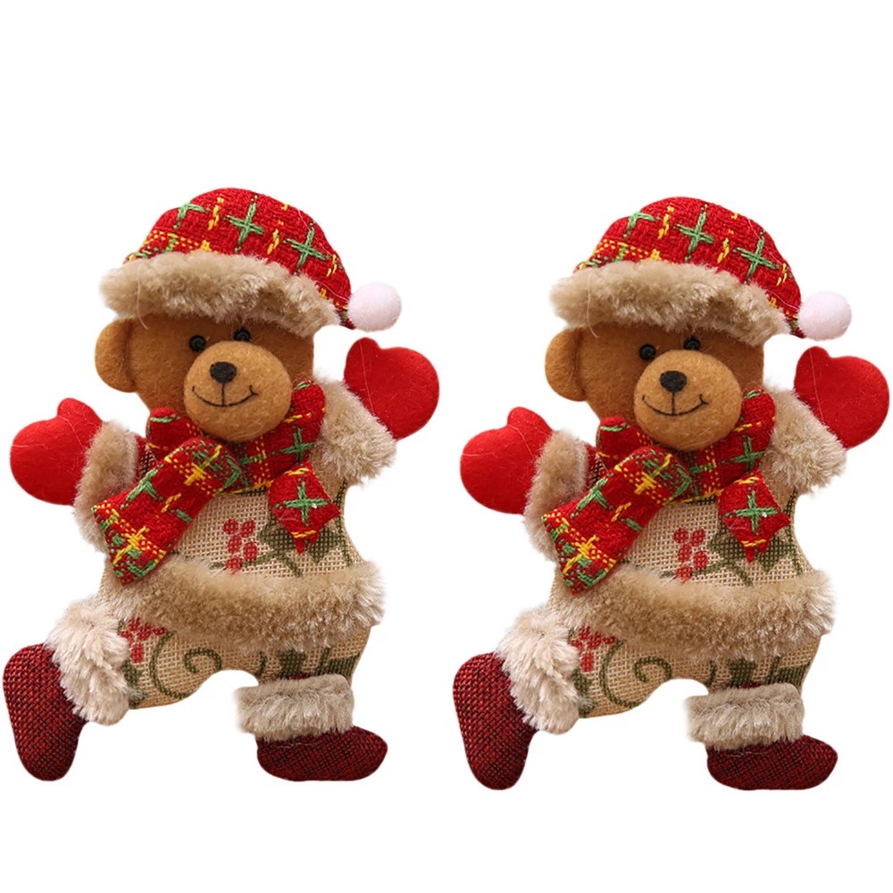 Búp Bê Ông Già Noel / Người Tuyết / Nai Sừng Tấm Trang Trí Cây Thông Giáng Sinh