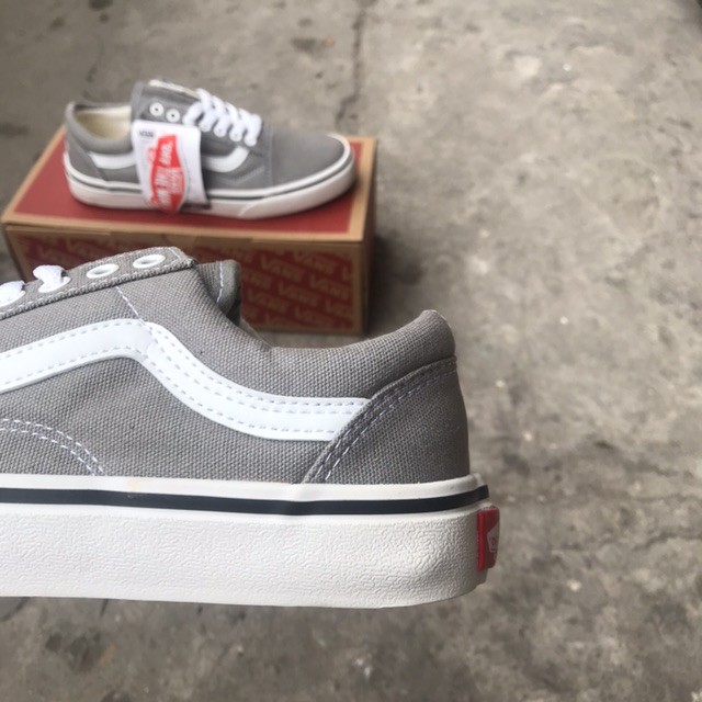 GIÀY SKOOL XÁM (Full box, tag)